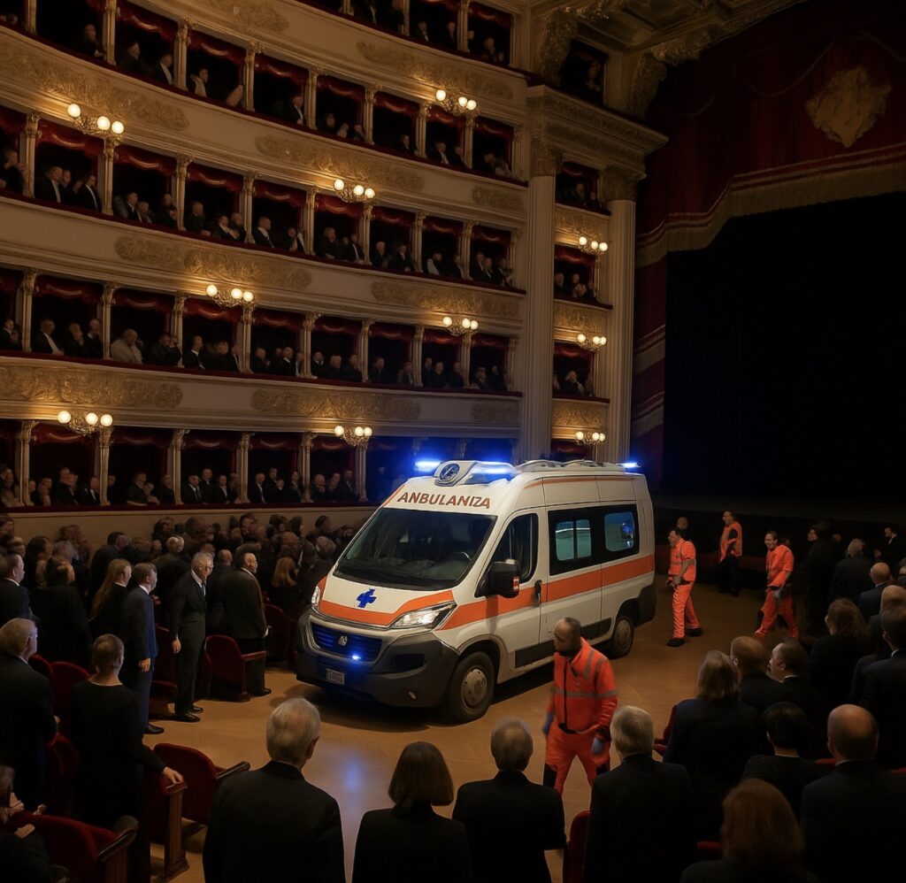 Ambulanza teatro alla scala