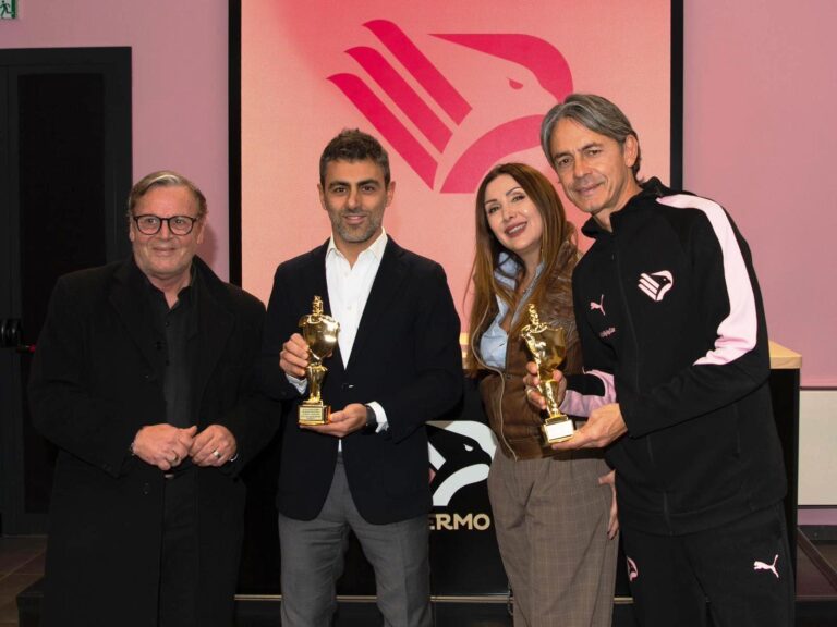 Il Palermo e Pippo Inzaghi premiati con il Paladino d’Oro