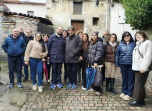 Il Presidente Paolo Ferrara e il Sindaco Vincenzo Oliverio con gli studenti del Corso UniReggio