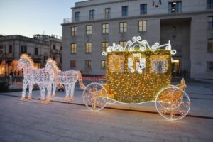 Illuminazione Natale Piazza De Nava Reggio Calabria
