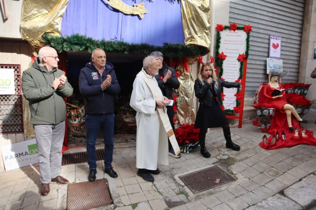 Inaugurato presepe associazione Cult 3.0