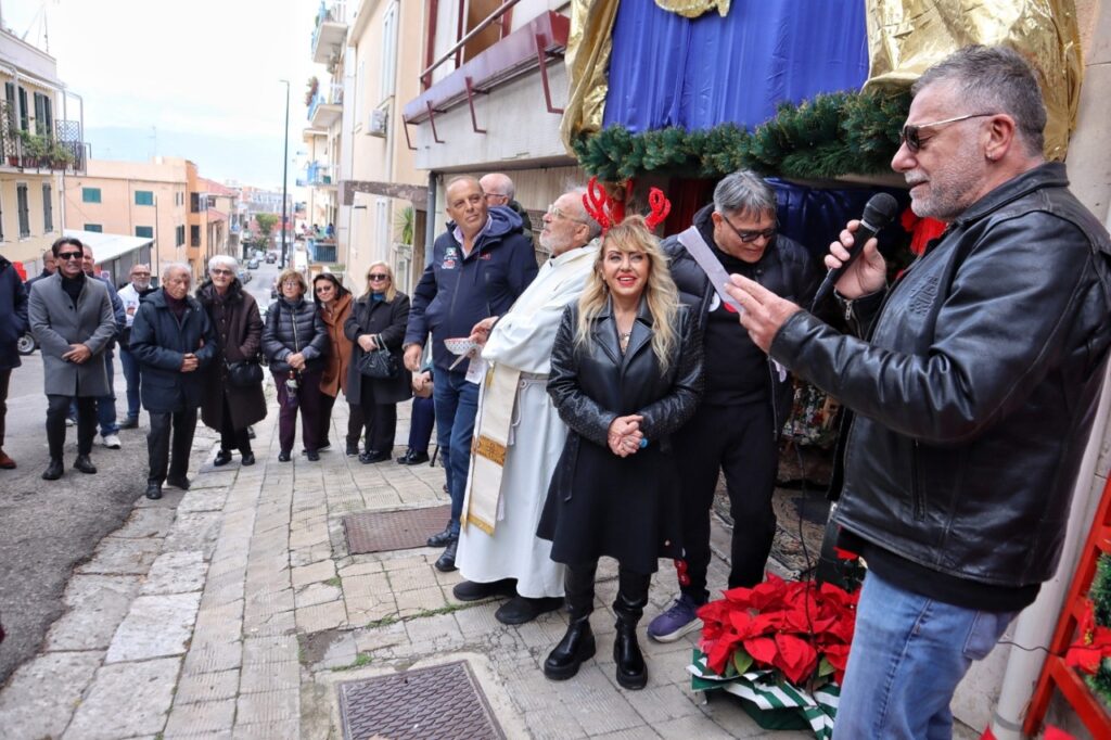 Inaugurato presepe associazione Cult 3.0