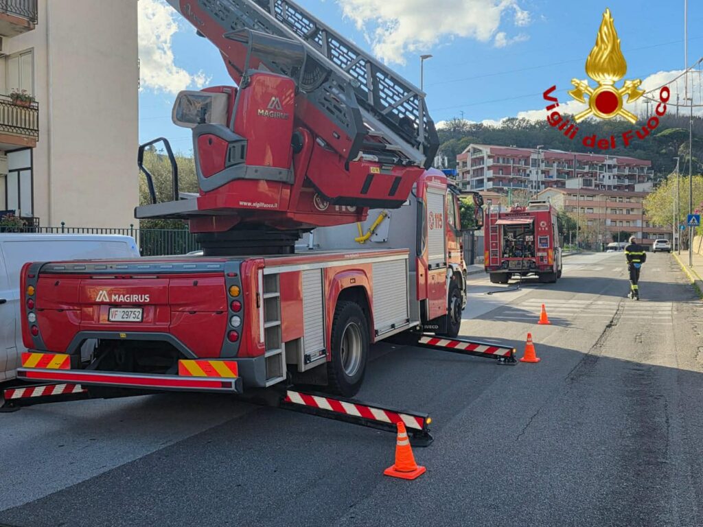 Incendio Messina