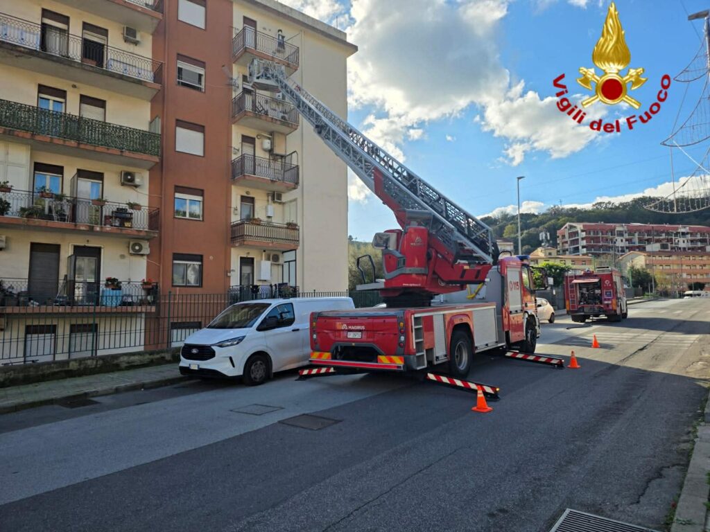 Incendio Messina
