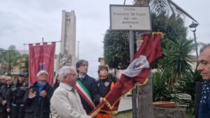 Intitolazione Piazza De Caridi