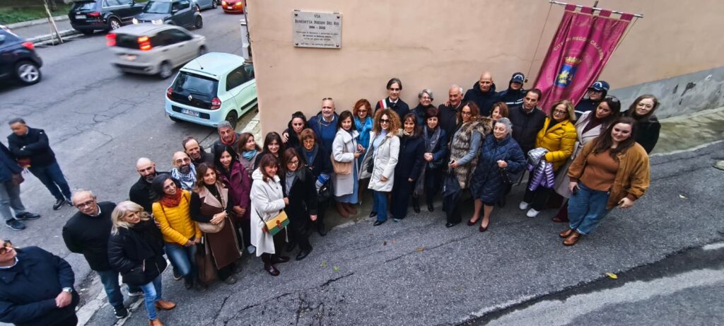 Intitolazione di una via a Reggio Calabria a Benedetta Del Rio