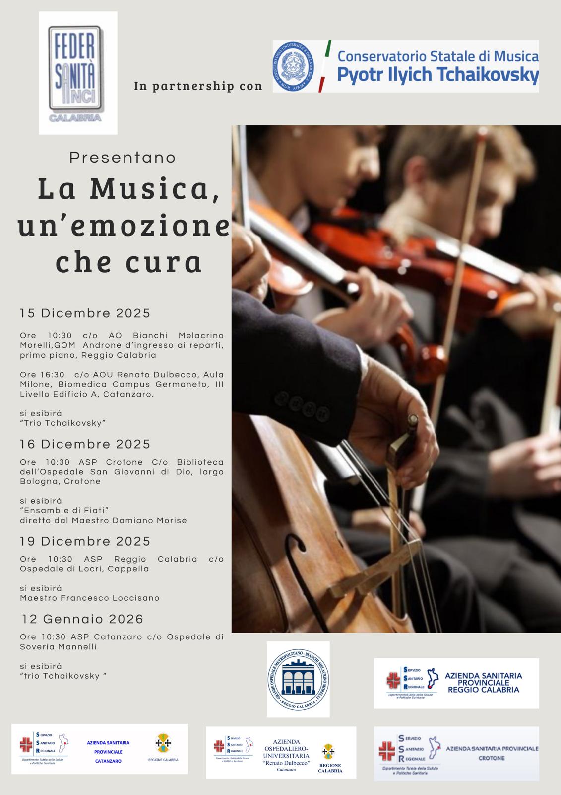 La Musica, un'emozione che cura GOM