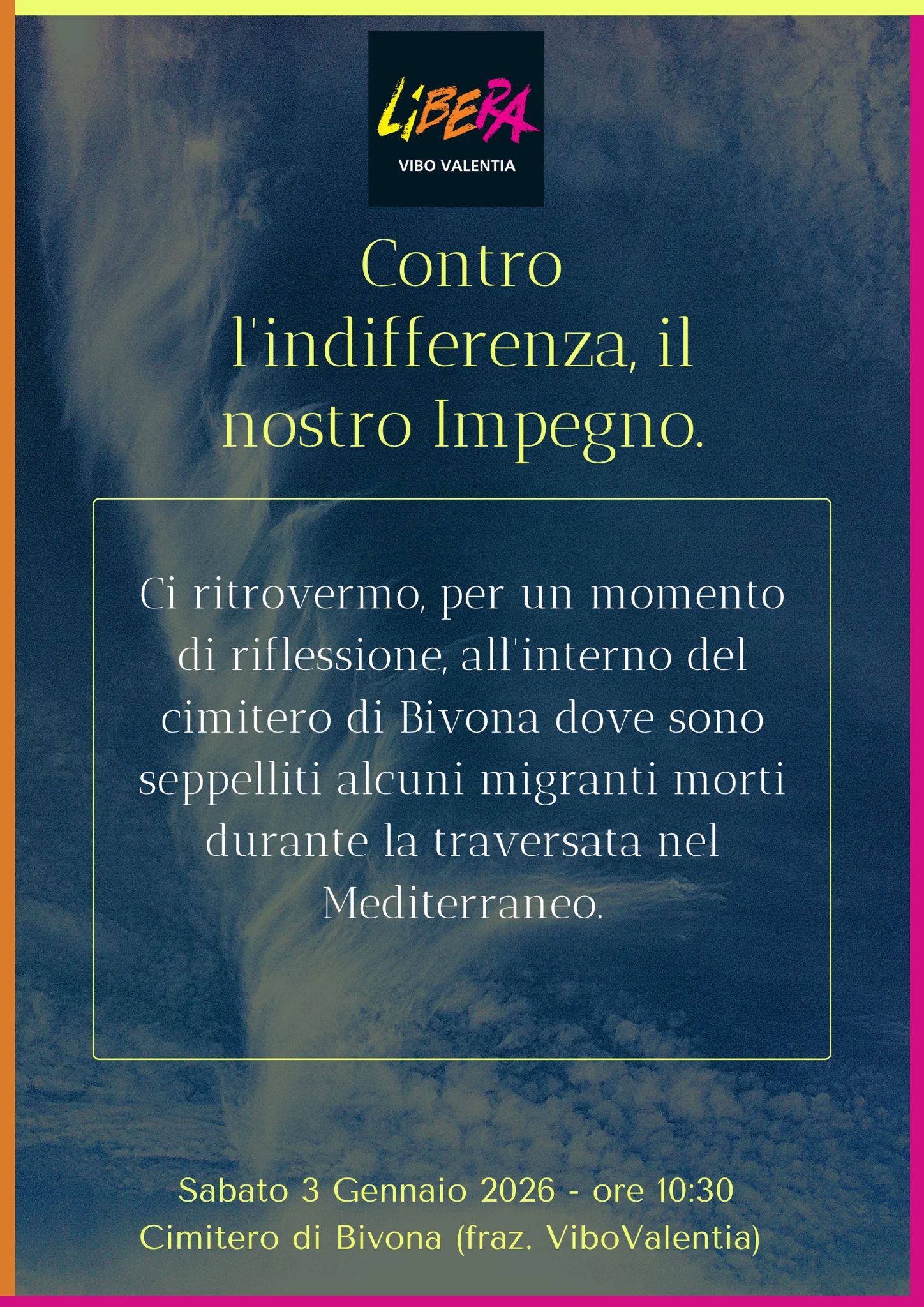 Locandina Contro l'indifferenza, il nostro Impegno