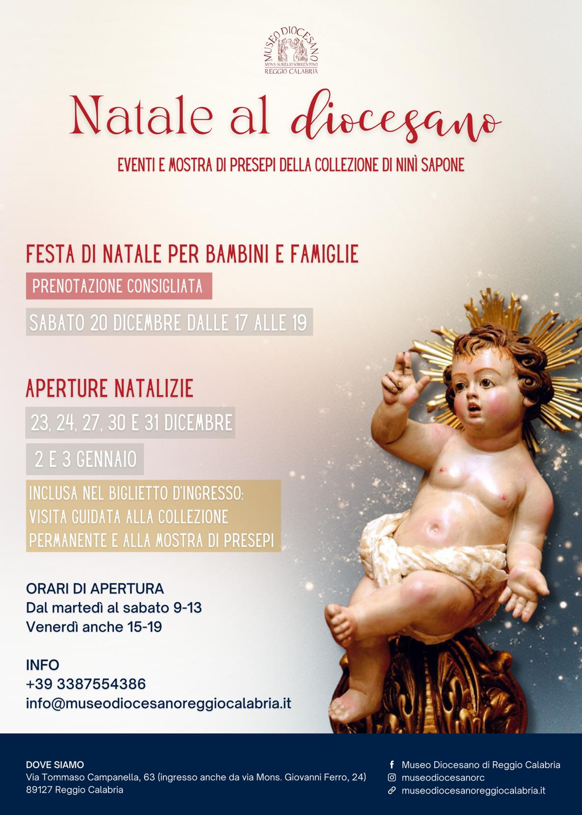 Locandina Festa Natale Museo Diocesano