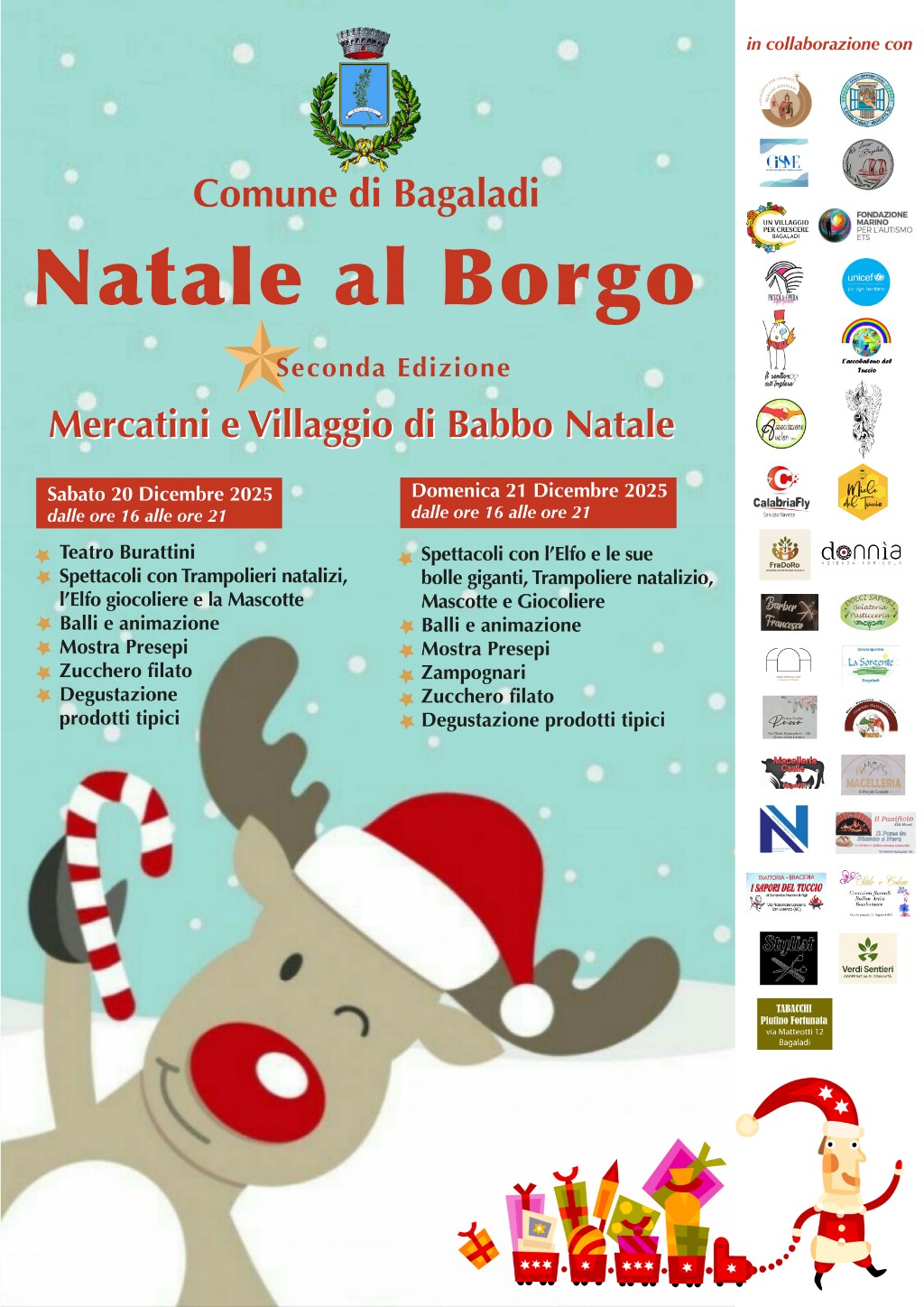 Locandina Natale al Borgo