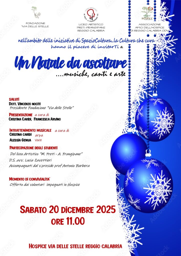 Locandina SpazioCultura Hospice VdS_S Natale_2025