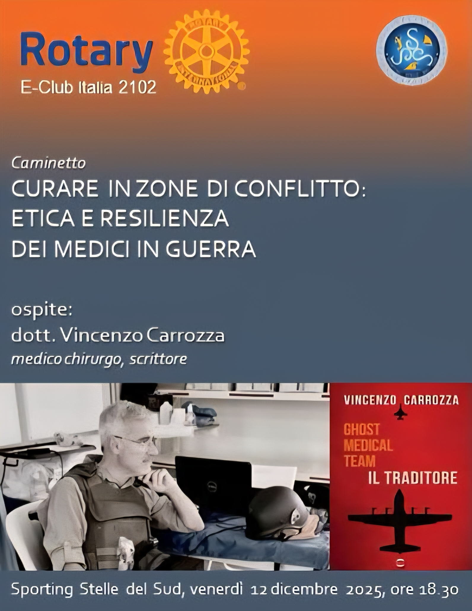 Locandina curare in zone di conflitto