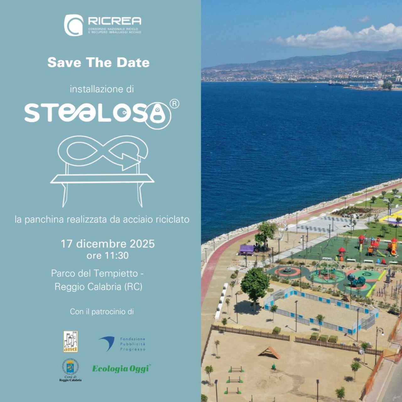 Locandina panchina Steeloosa