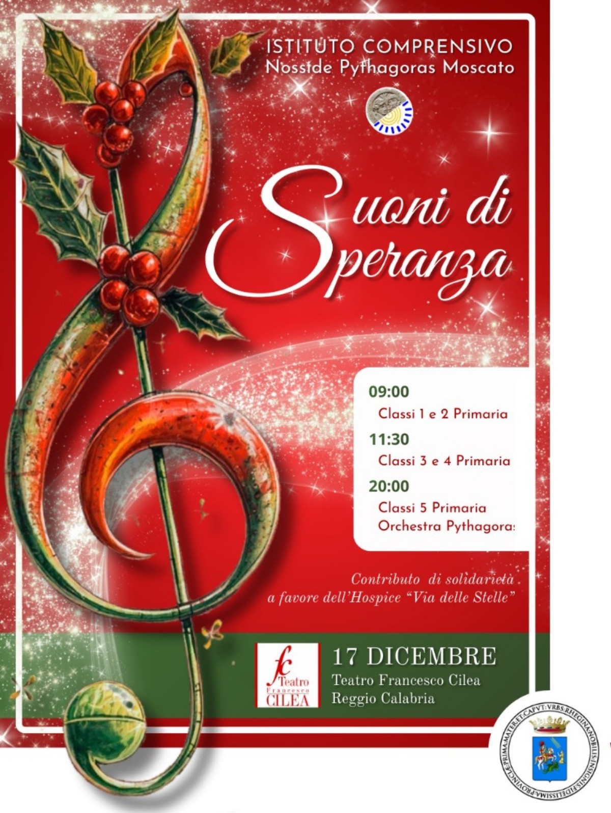 Locandina suoni di speranza