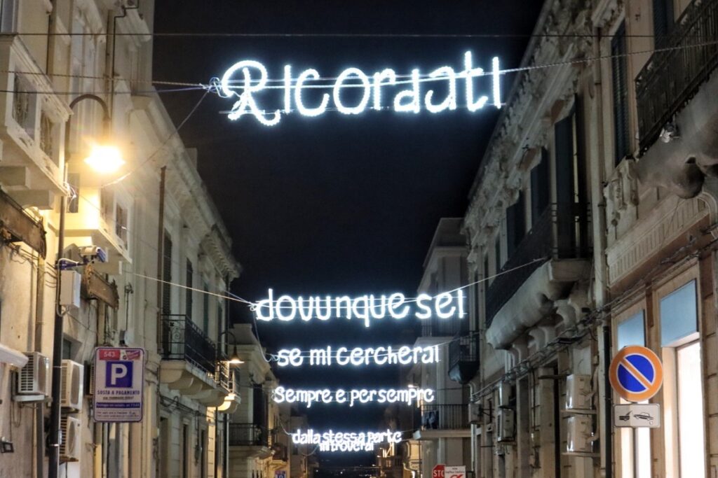 Luminarie Natale Reggio Calabria 2025