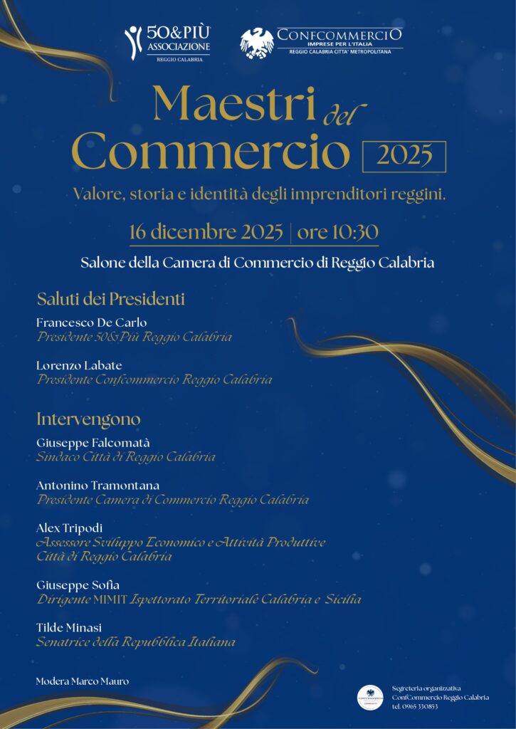 MAESTRI DEL COMMERCIO LOCANDINA