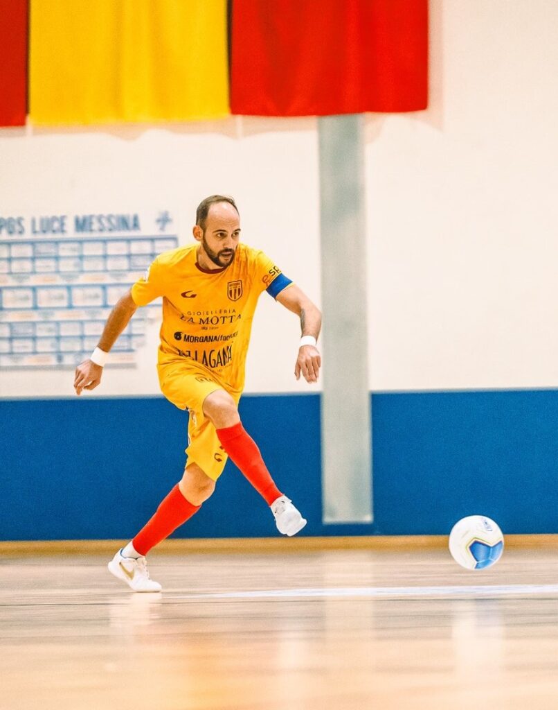 Nanni Piccolo in azione (MESSINA FUTSAL)