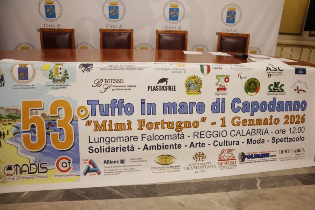Presentazione Tuffo Capodanno Reggio Calabria 2025