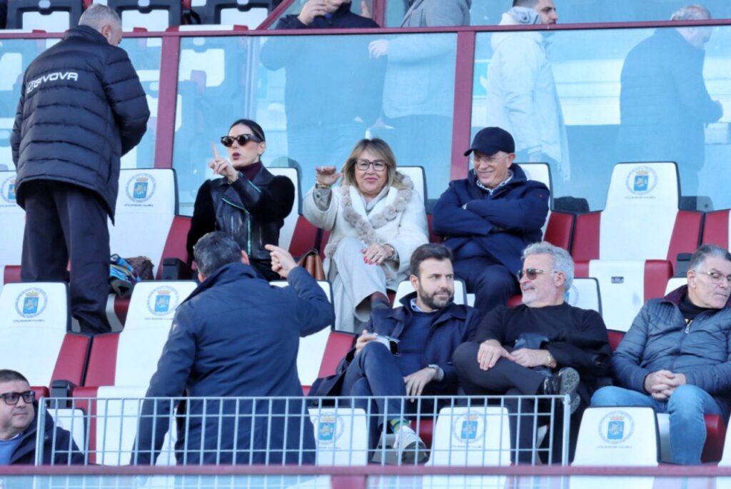 Reggina-Milazzo Ballarino in tribuna