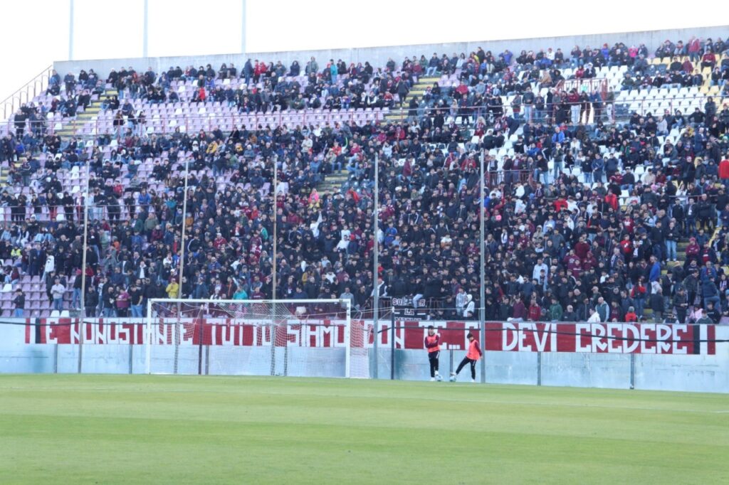 Reggina-Milazzo Curva Sud tifosi Granillo