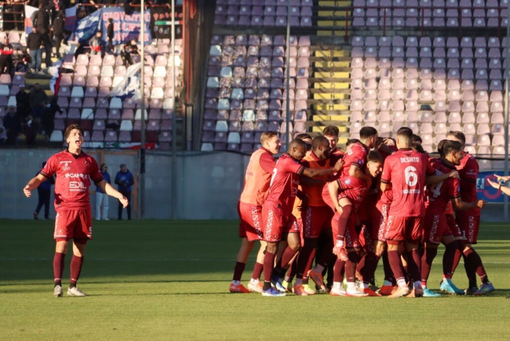Reggina-Milazzo esultanza gol