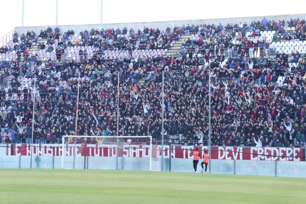 Reggina-Milazzo Curva Sud tifosi Granillo