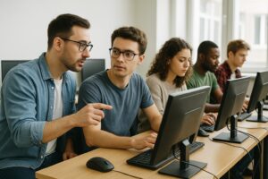 Studenti svolgono un corso