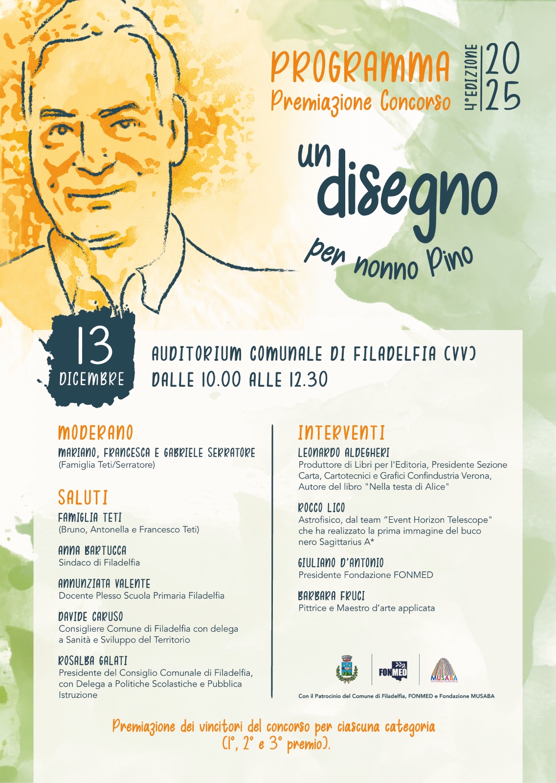 Un disegno per Nonno Pino Premiazione