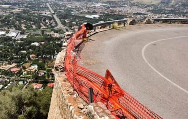 Palermo, al via i lavori lungo la strada che conduce al santuario di Santa Rosalia