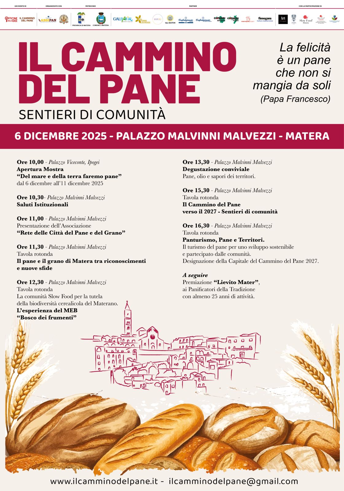 cammino del pane Matera