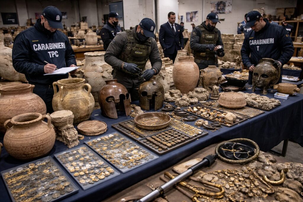 carabinieri tpc scavi archeologici