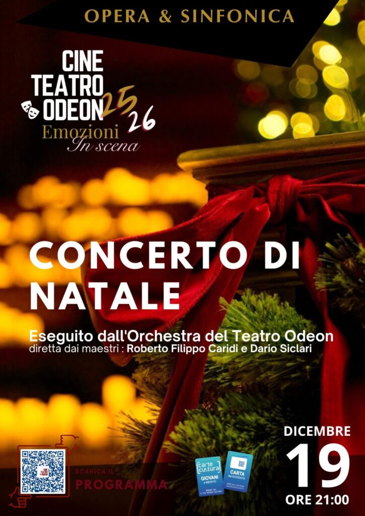 concerto di natale all'odeon