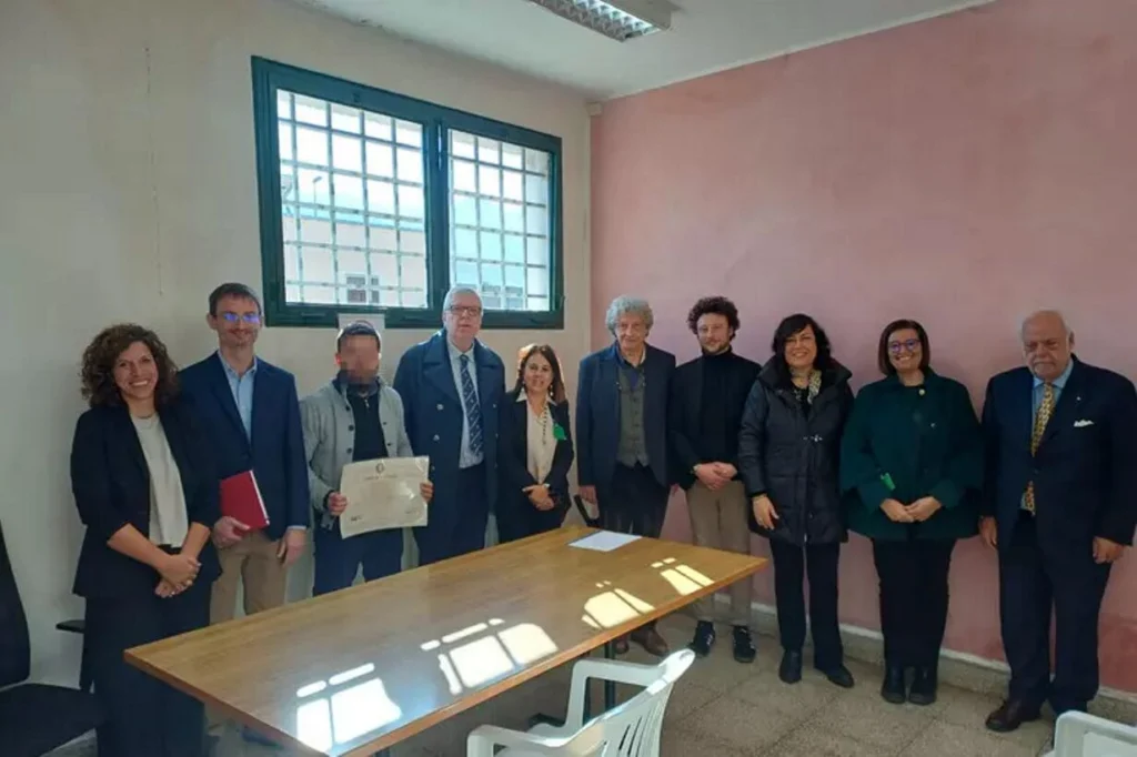 detenuto si laurea Unipa