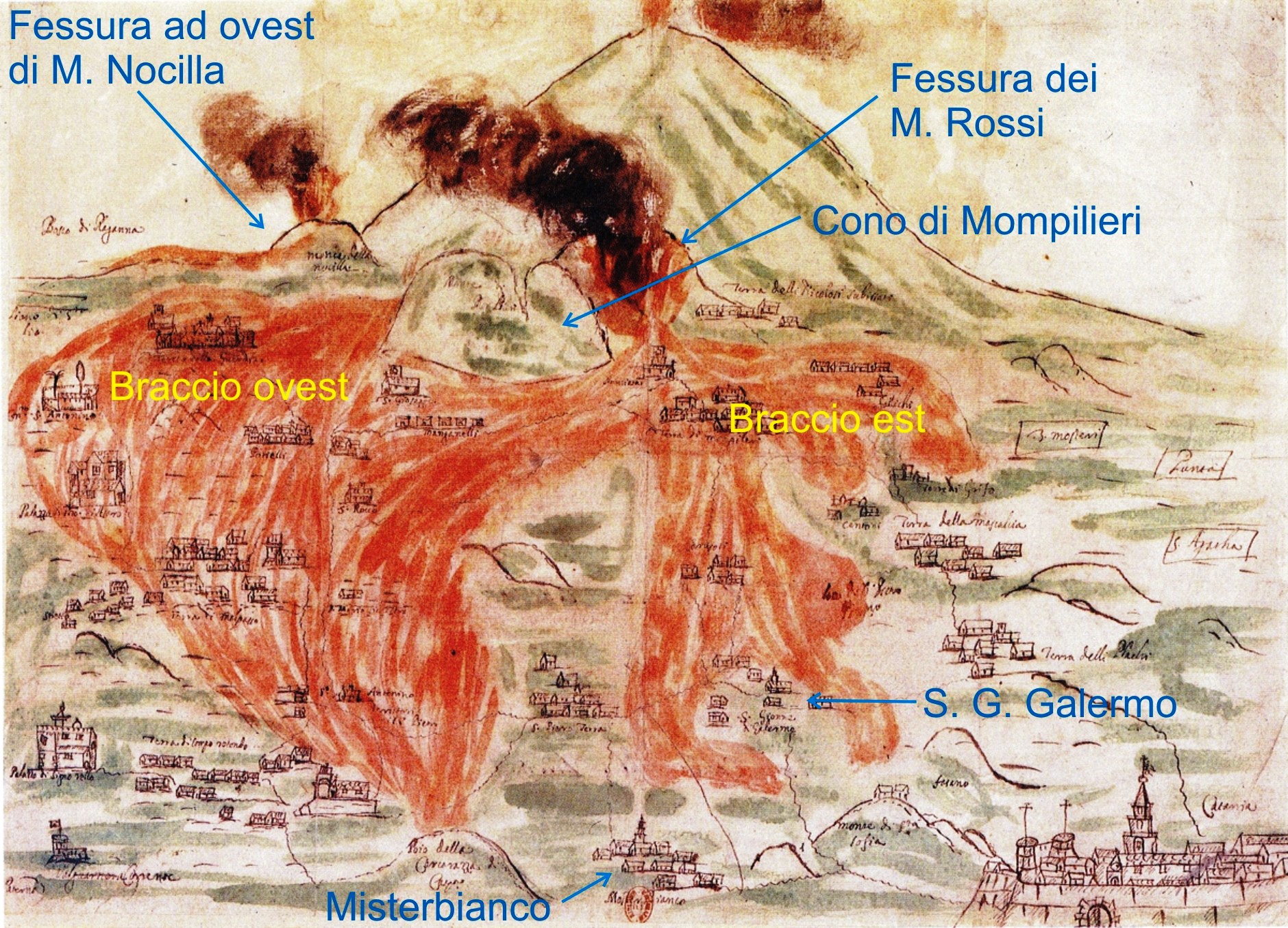 eruzione etna 1669