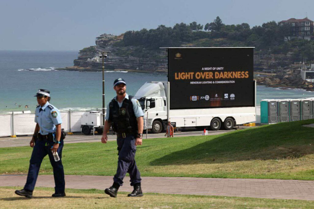 evento commemorativo bondi beach sidney australia