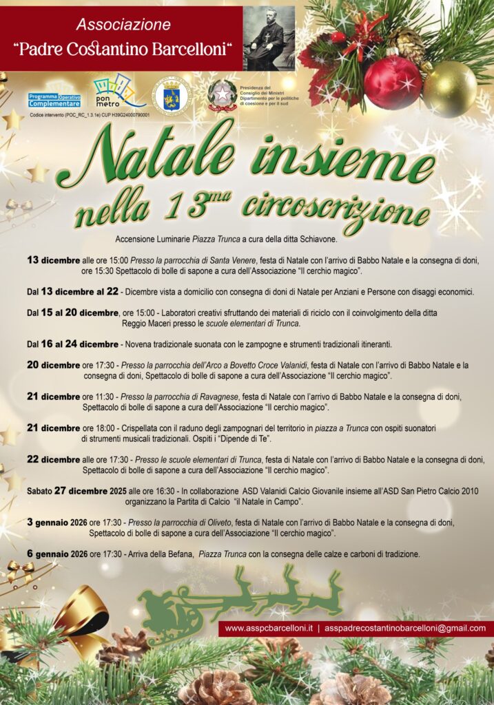festa di natale locandina