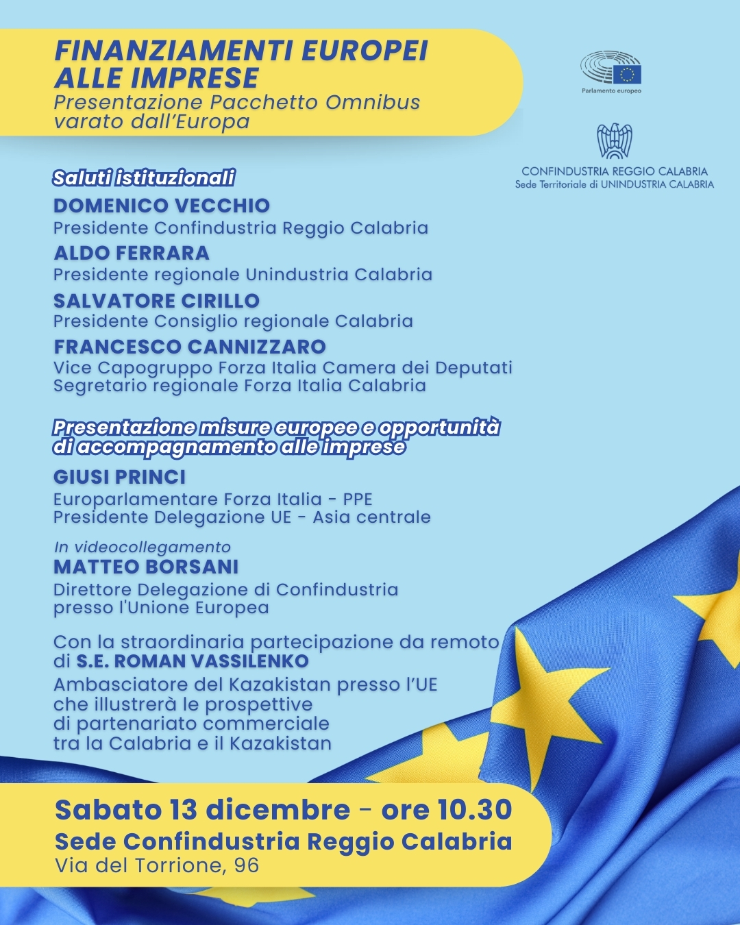 finanziamenti europei rreggio calabria