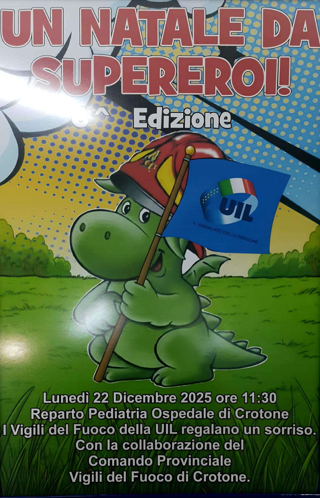foto locandina natale supereroi