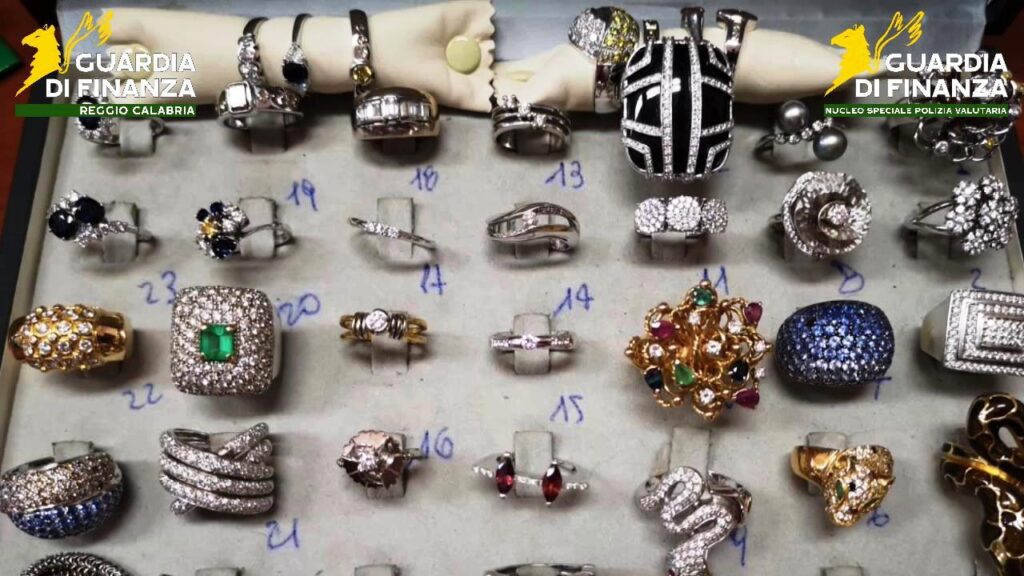 gioielli sequestrati