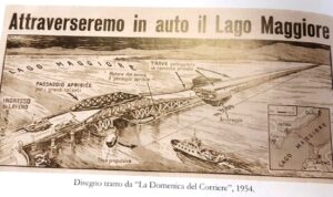 giornale attraversare lago maggiore in auto