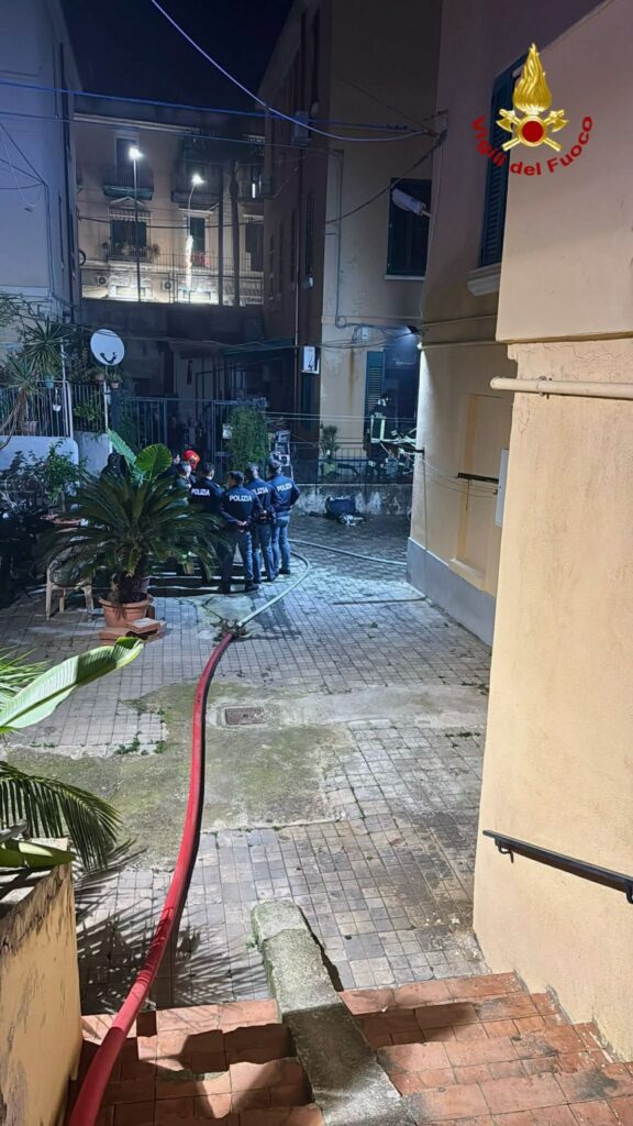incendio abitazione messina