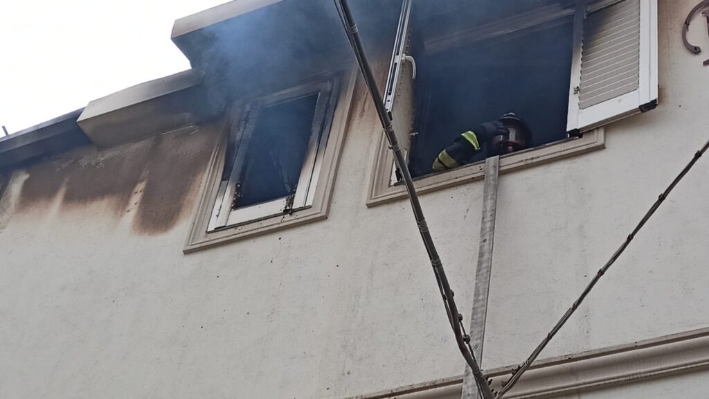 incendio appartamento messina