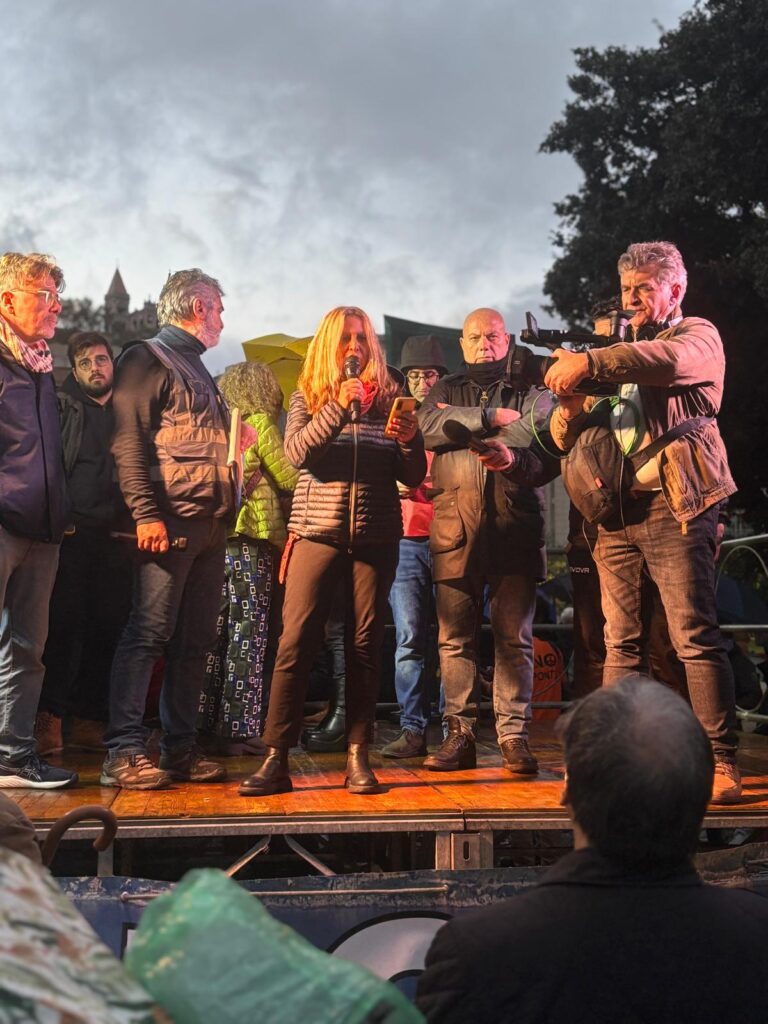 intervento Anna Parretta sul palco