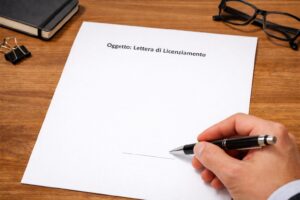 lettera di licenziamento