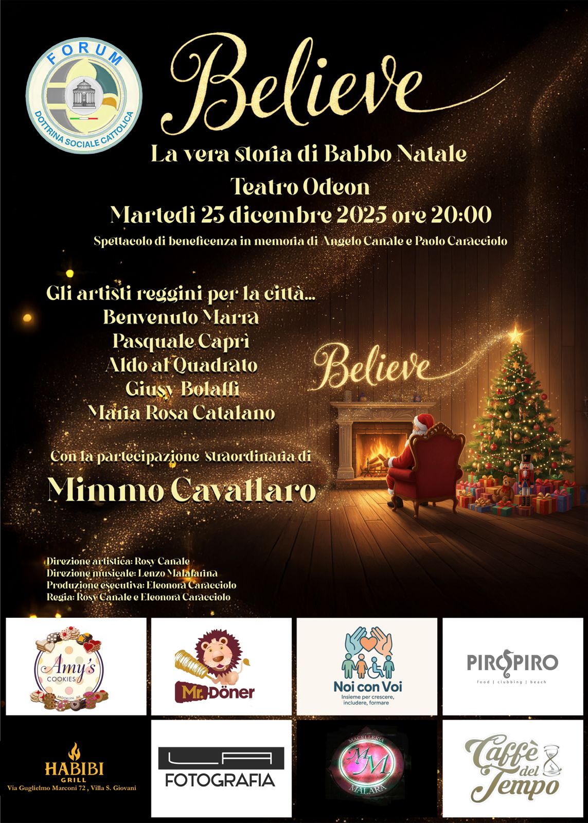 locandina Believe 23 dicembre 2025