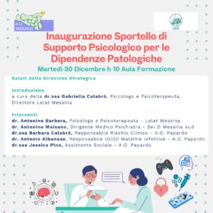 locandina Inaugurazione Sportello psicologico