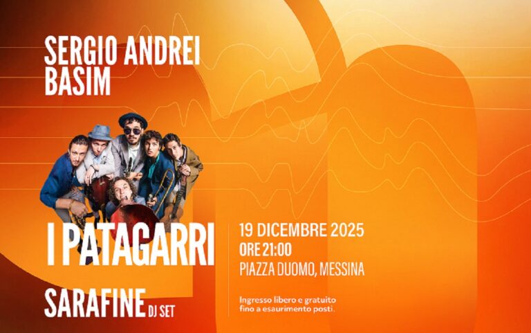 Messina, concerto dei Patagarri a Piazza Duomo