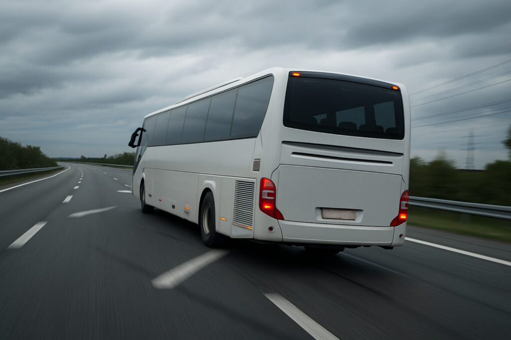 pullman zigzaga in autostrada