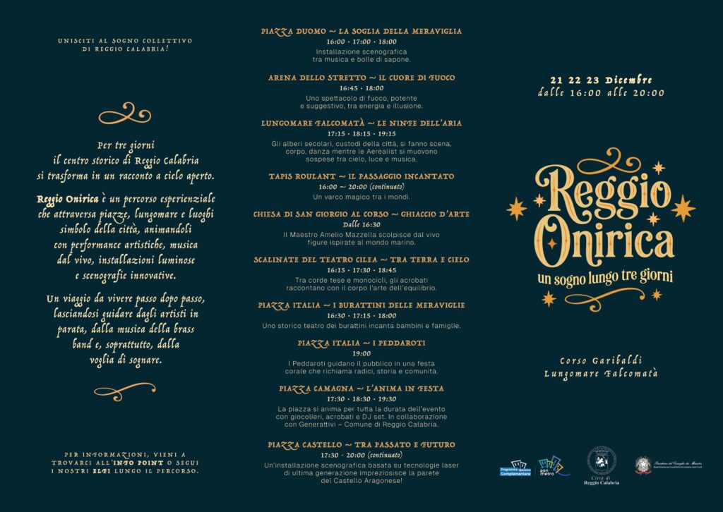 reggio onirica locandina