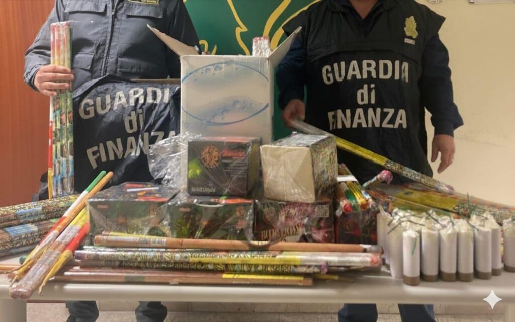 sequestro fuochi d'artificio